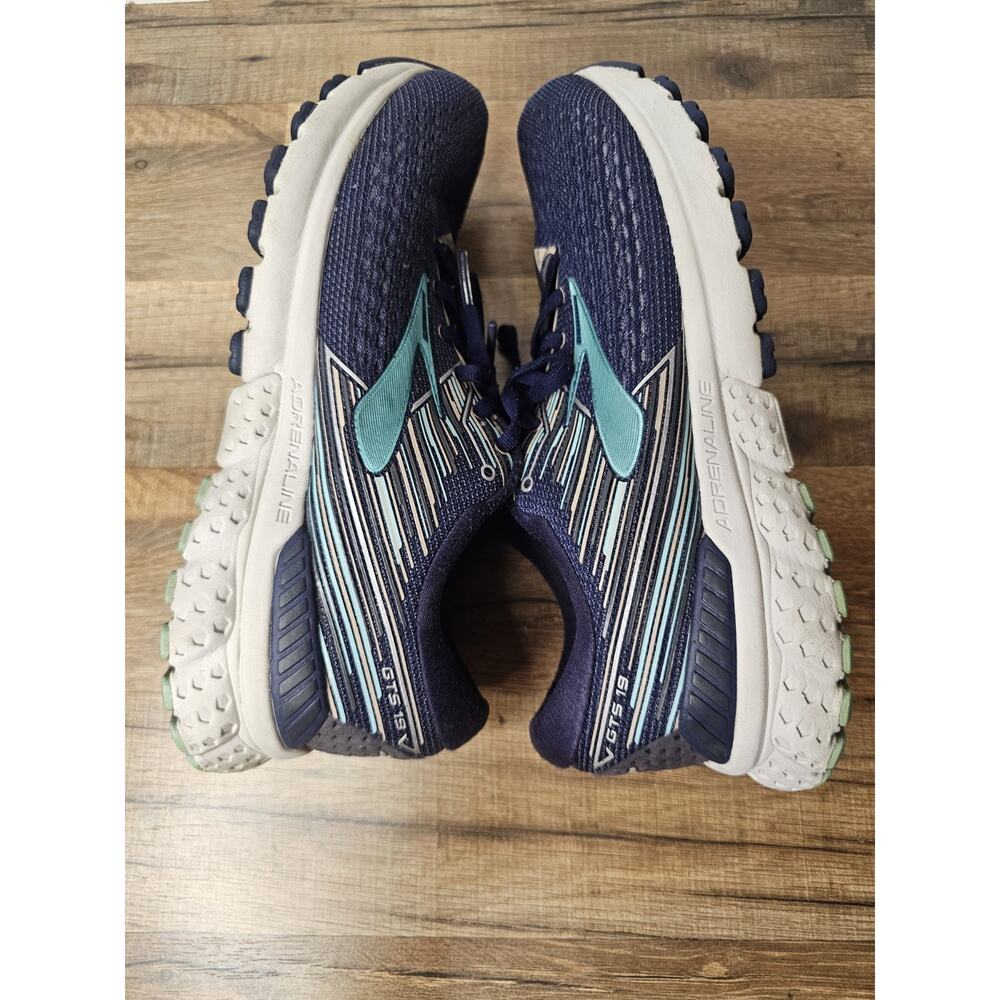 Brooks Adrenaline GTS 19 Guiderails Women's Size 9.5 W Shoes Blue 1202841B450 - Picture 6 of 10